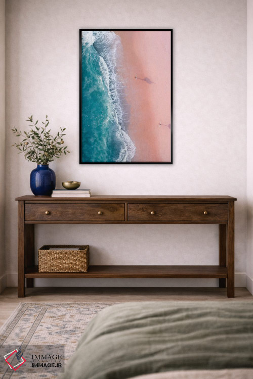 تابلو دکوراتیو موج سواران در غروب اثر جکسون رابرتز - D4B