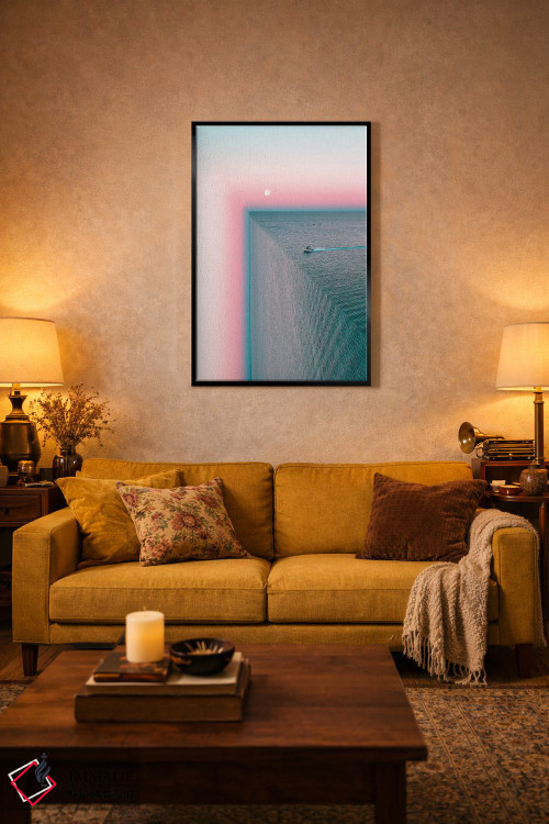 تابلو دکوراتیو لبه دنیا شماره یک اثر جکسون رابرتز - D4B