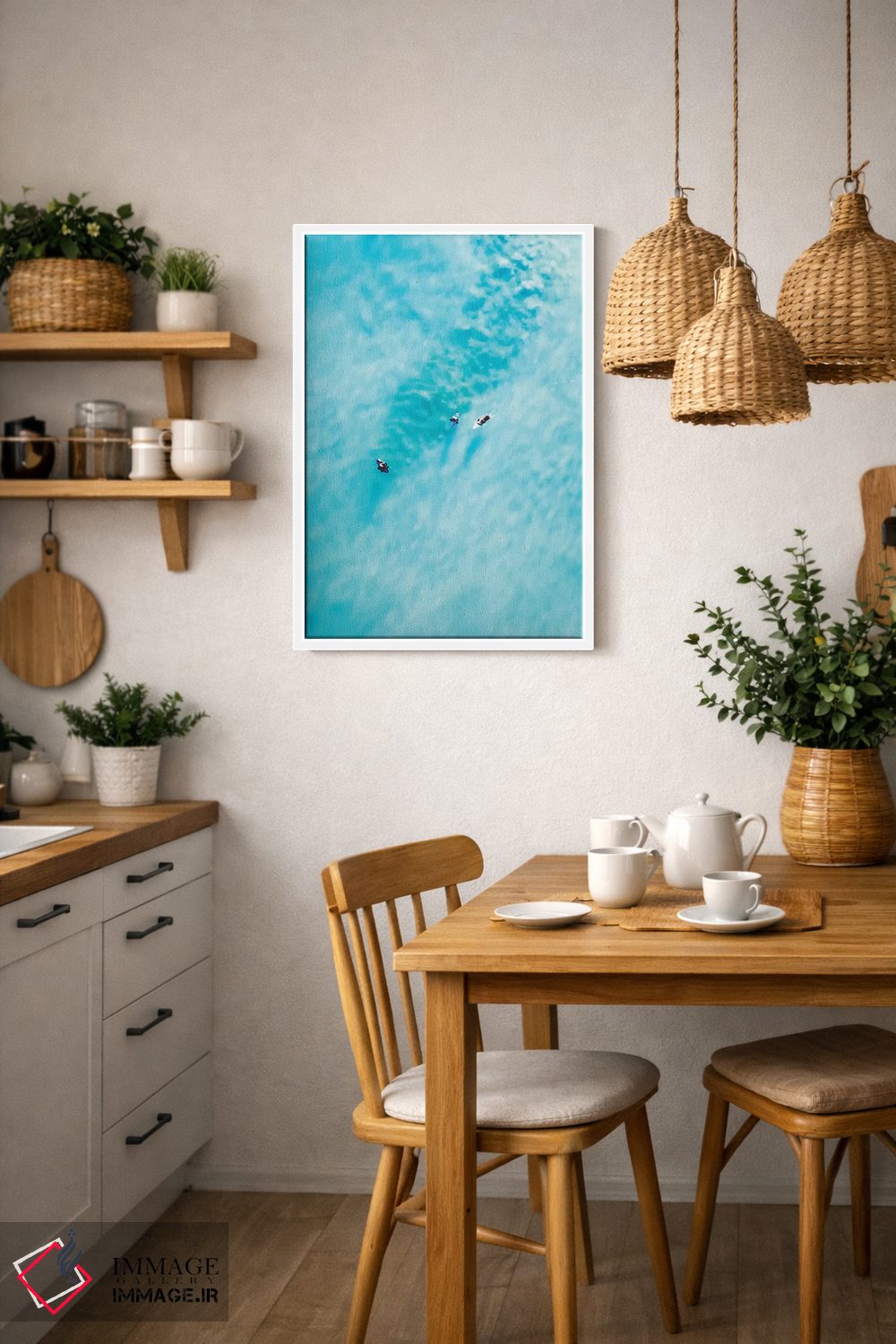 تابلو دکوراتیو آب های شفاف اثر جکسون رابرتز - D2W