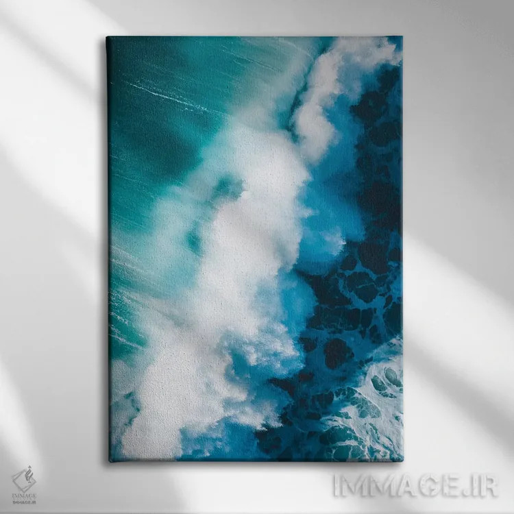 تابلو دکوراتیو قدرت آب اثر جکسون رابرتز - نمای روبهرو روی دیوار