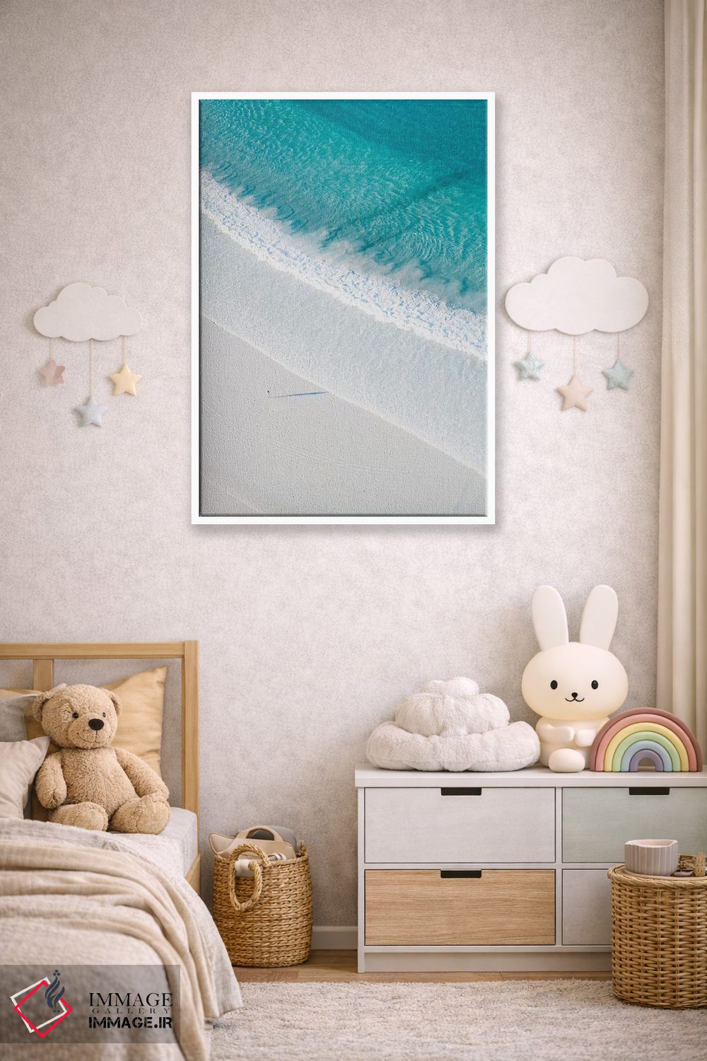 تابلو دکوراتیو کامل ترین ساحل اثر جکسون رابرتز - D3W