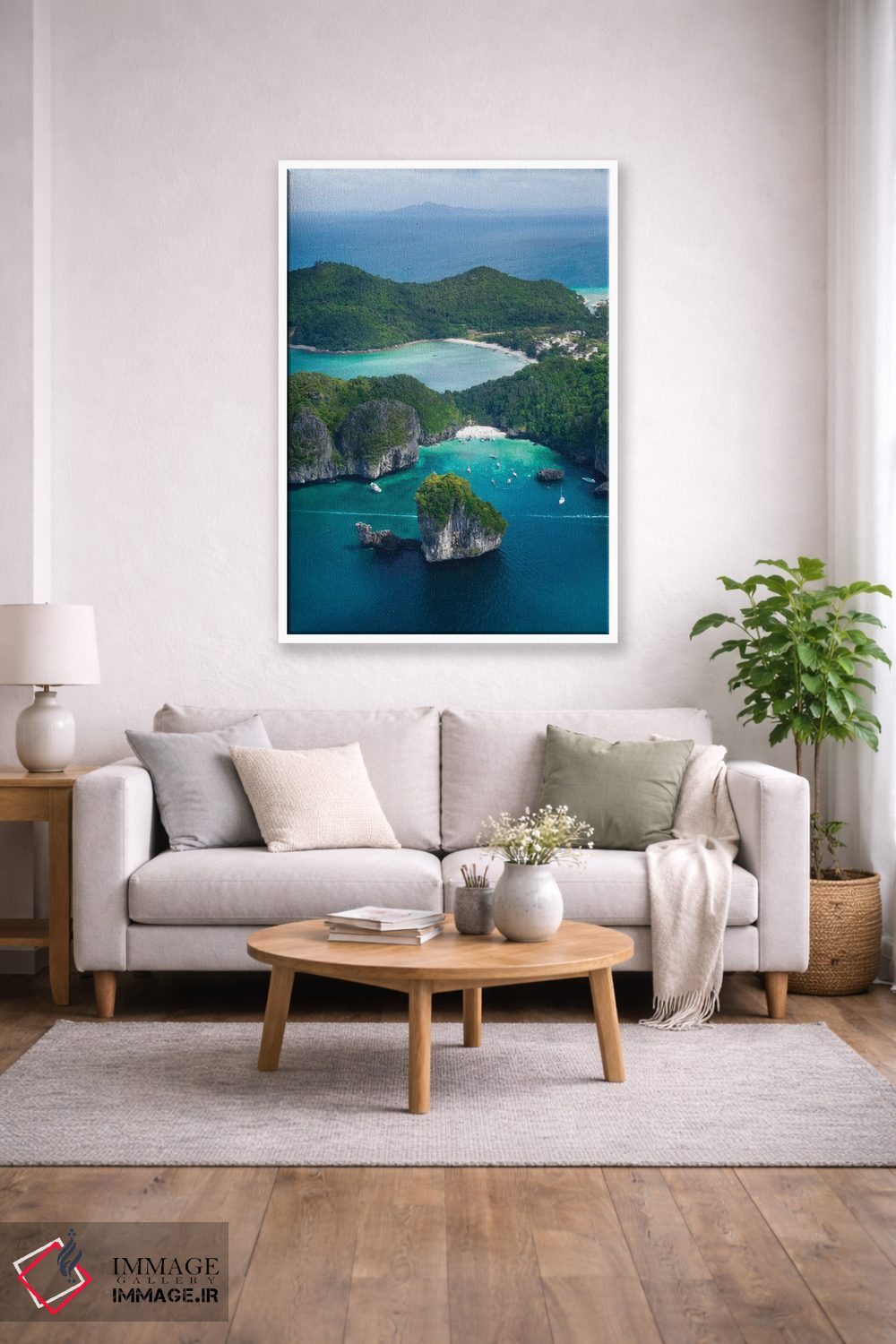 تابلو دکوراتیو جزایر فی فی شماره دو اثر جکسون رابرتز - D1W