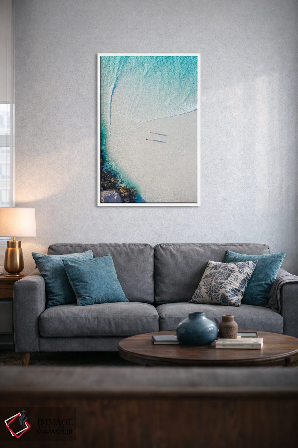 تابلو دکوراتیو ساحل بی نقص شماره چهار اثر جکسون رابرتز - D3W