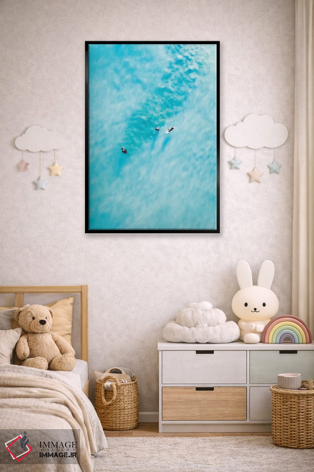 تابلو دکوراتیو آب های شفاف اثر جکسون رابرتز - D5B