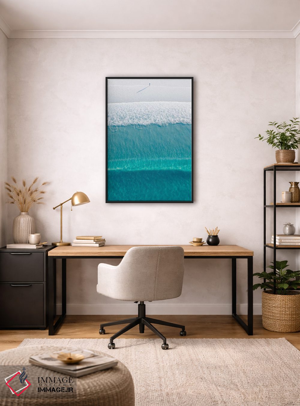 تابلو دکوراتیو ساحل بی نقص شماره سه اثر جکسون رابرتز - D5B