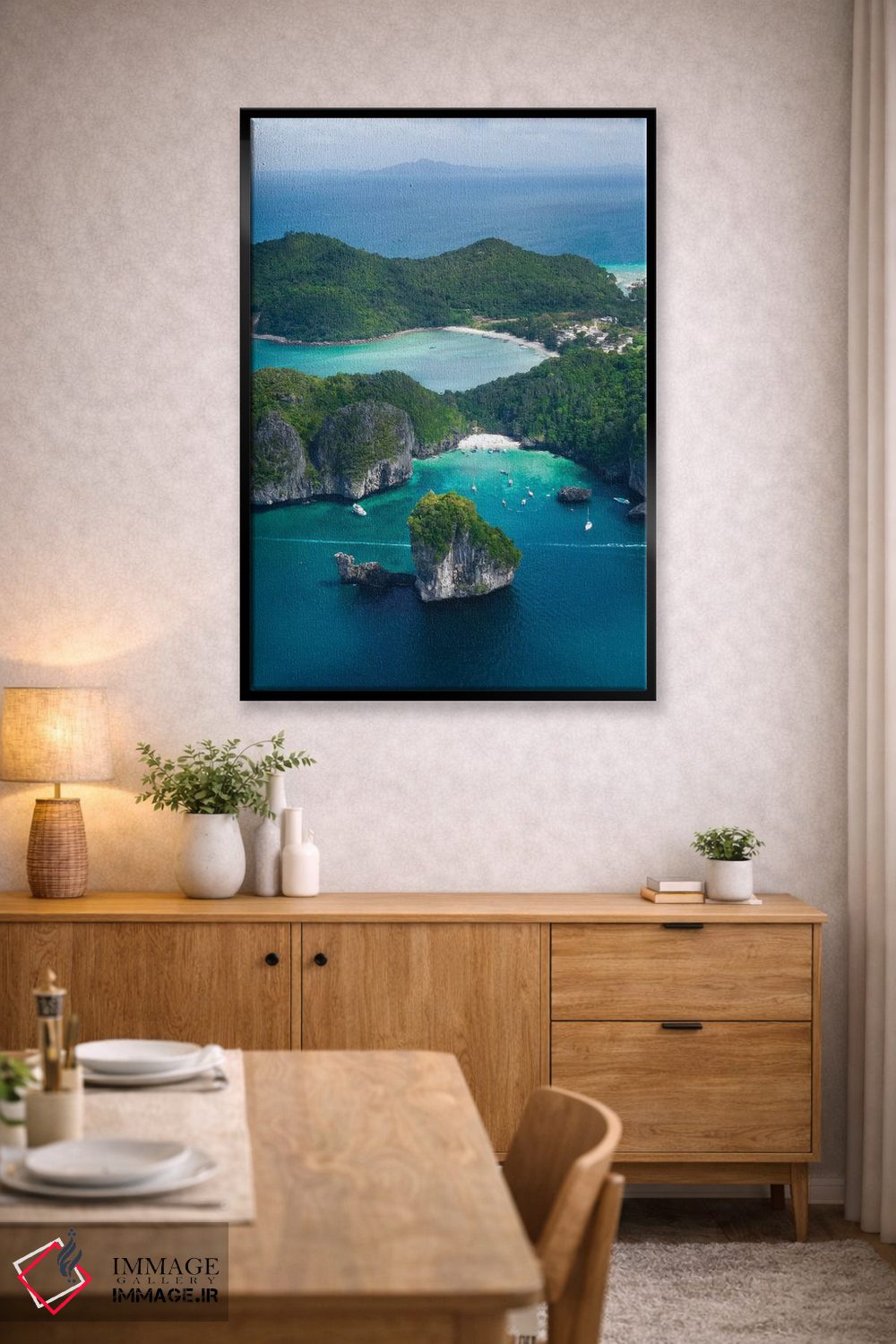 تابلو دکوراتیو جزایر فی فی شماره دو اثر جکسون رابرتز - D5B