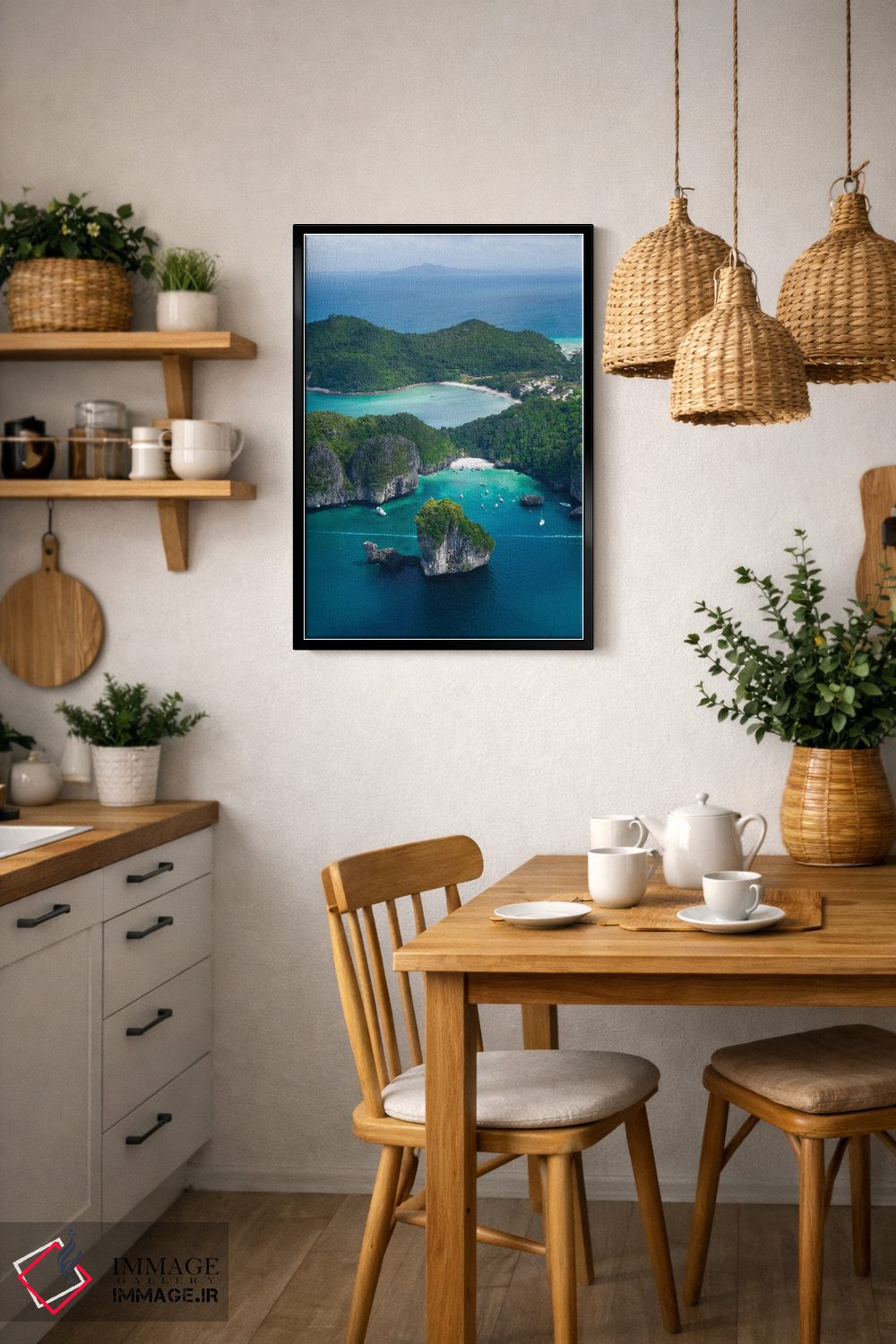 تابلو دکوراتیو جزایر فی فی شماره دو اثر جکسون رابرتز - D6B