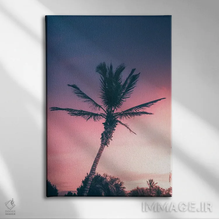 تابلو دکوراتیو غروب گرمسیری شماره دو اثر جکسون رابرتز - نمای روبهرو روی دیوار