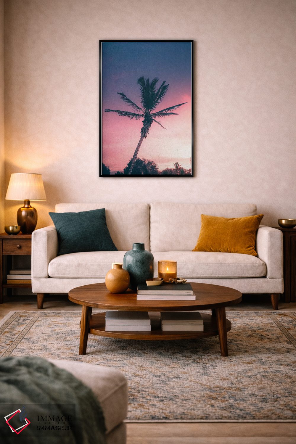 تابلو دکوراتیو غروب گرمسیری شماره دو اثر جکسون رابرتز - D3B