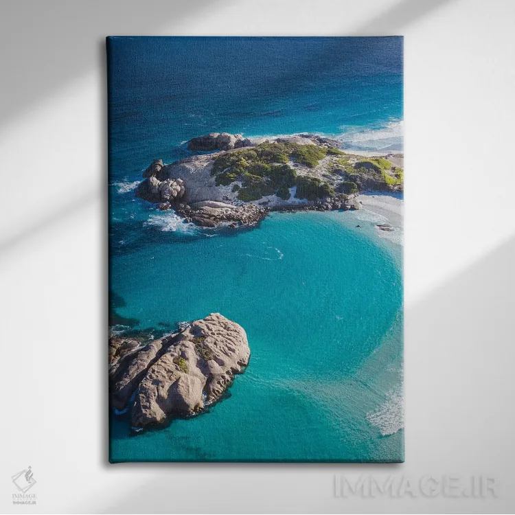 تابلو دکوراتیو خلیج گرگ و میش اثر جکسون رابرتز - نمای روبهرو روی دیوار