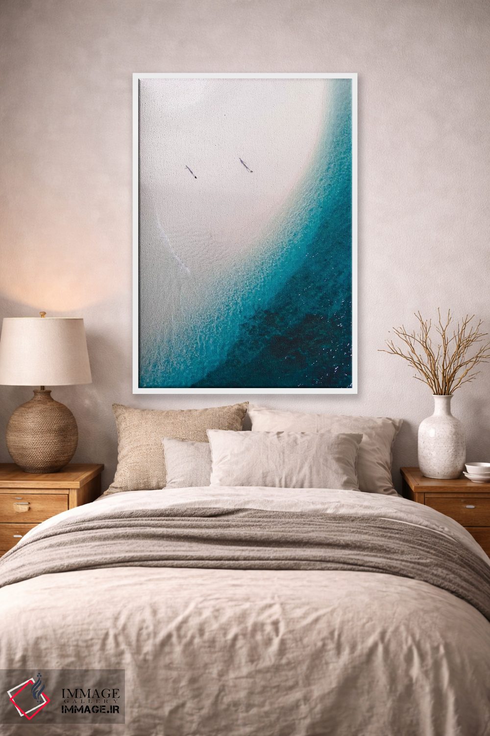 تابلو دکوراتیو خلیج فیروزه ای اثر جکسون رابرتز - D1W