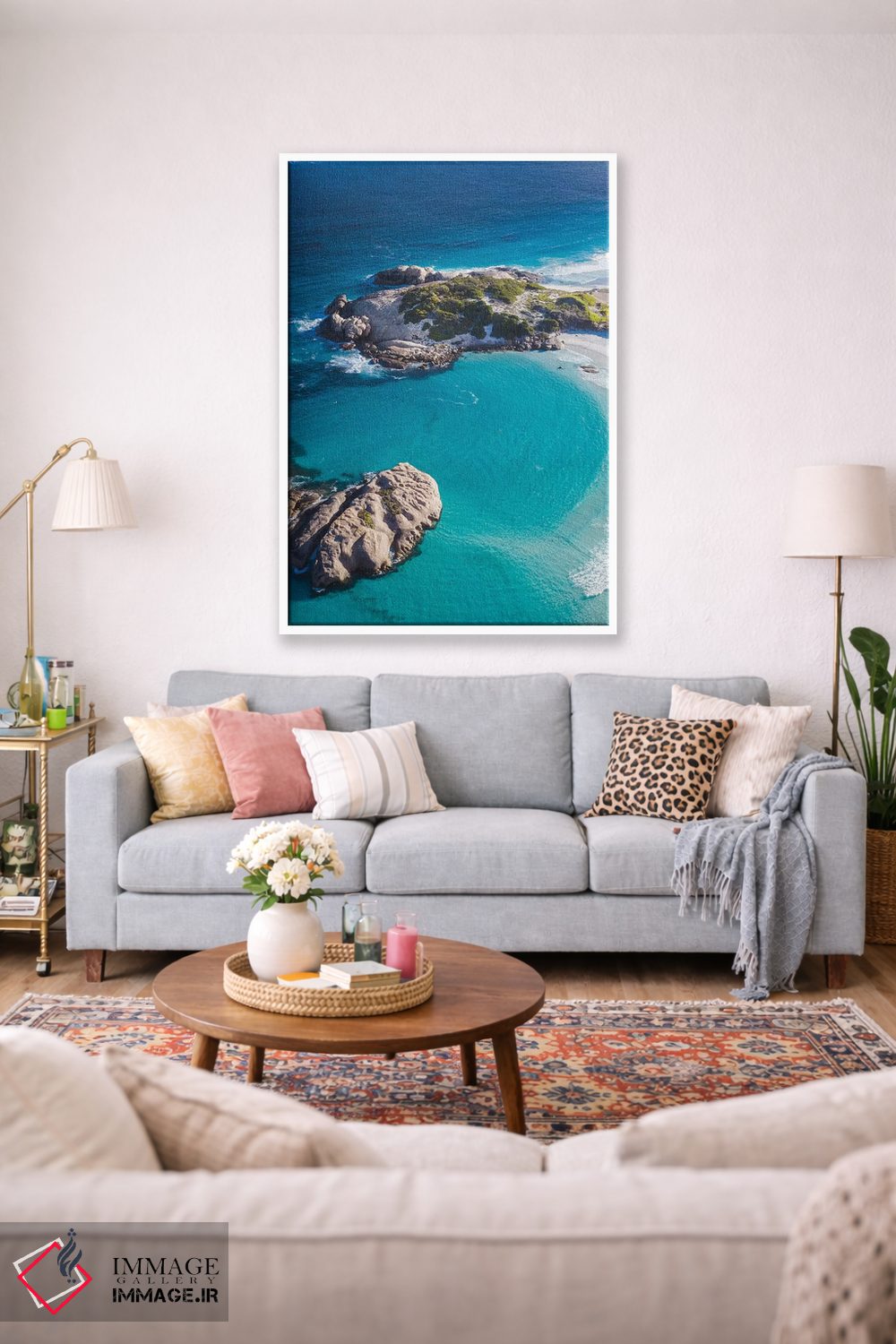 تابلو دکوراتیو خلیج گرگ و میش اثر جکسون رابرتز - D1W