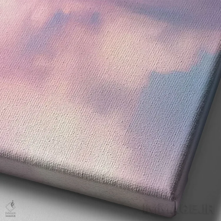 تابلو دکوراتیو گامی بر روی رویا شماره یک اثر جکسون رابرتز - نمای نزدیک بافت بوم