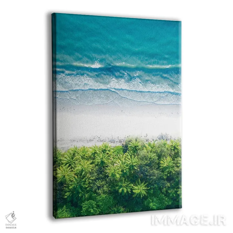 تابلو دکوراتیو جایی که جنگل به دریا می رسد شماره یک اثر جکسون رابرتز - نمای پرسپکتیو محصول