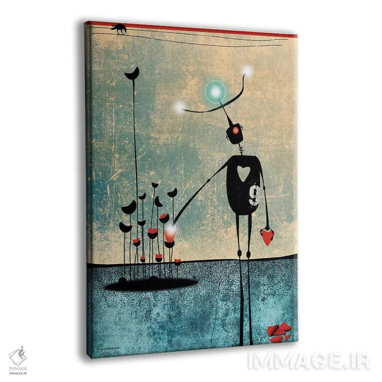 تابلو دکوراتیو پشتکار اثر جفری کولیسون - نمای پرسپکتیو محصول