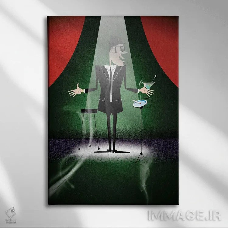 تابلو دکوراتیو ایستاده اثر جفری کولیسون - نمای روبهرو روی دیوار