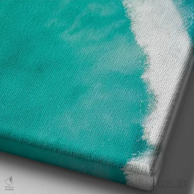 تابلو دکوراتیو شکاف موج شماره دو اثر جکسون رابرتز - نمای نزدیک بافت بوم