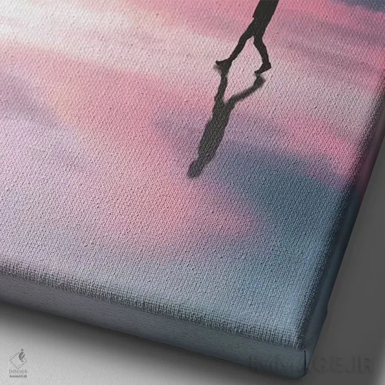 تابلو دکوراتیو گامی بر روی رویا شماره دو اثر جکسون رابرتز - نمای نزدیک بافت بوم