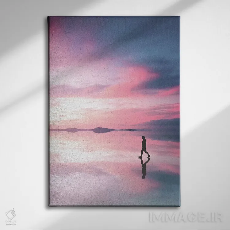تابلو دکوراتیو گامی بر روی رویا شماره دو اثر جکسون رابرتز - نمای روبهرو روی دیوار