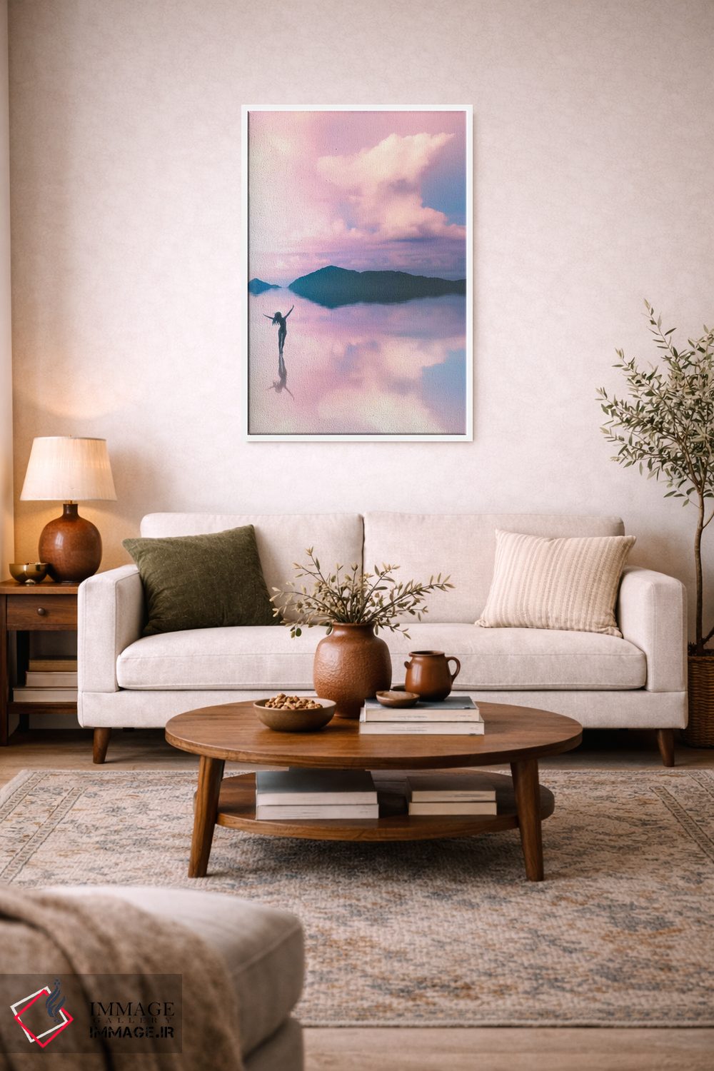 تابلو دکوراتیو گامی بر روی رویا شماره یک اثر جکسون رابرتز - D1W