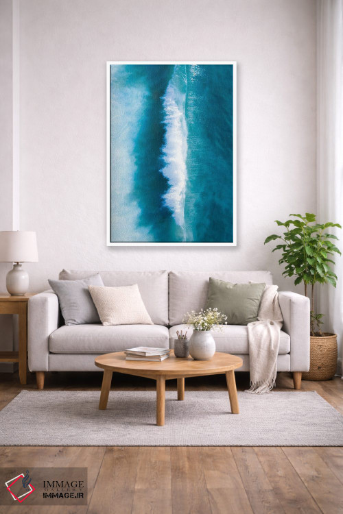 تابلو دکوراتیو شکاف موج شماره یک اثر جکسون رابرتز - D1W