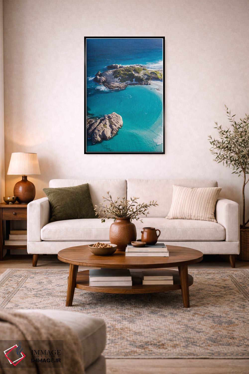 تابلو دکوراتیو خلیج گرگ و میش اثر جکسون رابرتز - D5B