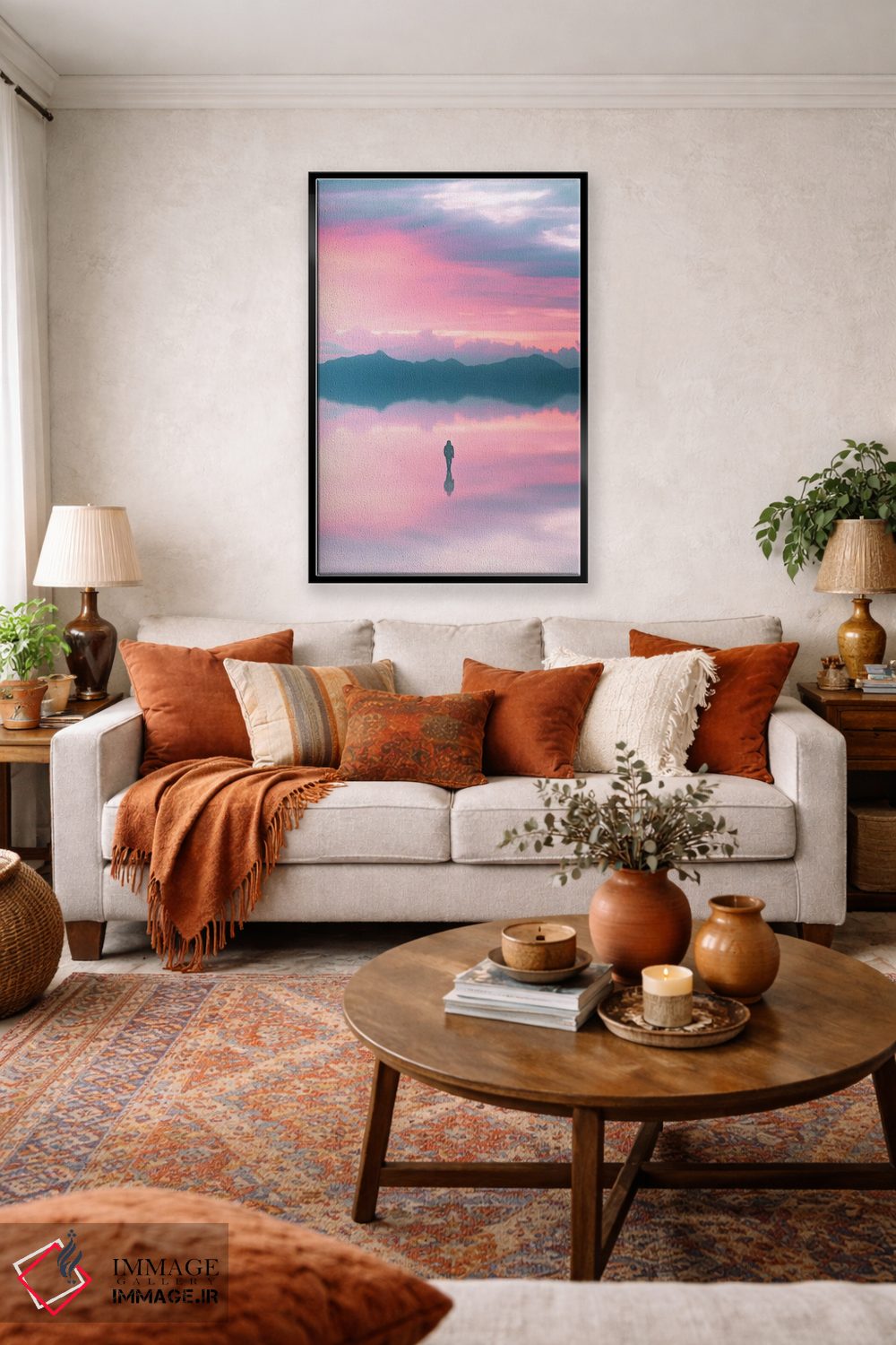 تابلو دکوراتیو گامی بر روی رویا شماره سه اثر جکسون رابرتز - D3B