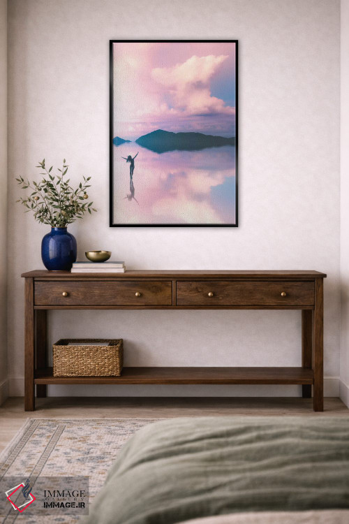 تابلو دکوراتیو گامی بر روی رویا شماره یک اثر جکسون رابرتز - D3B