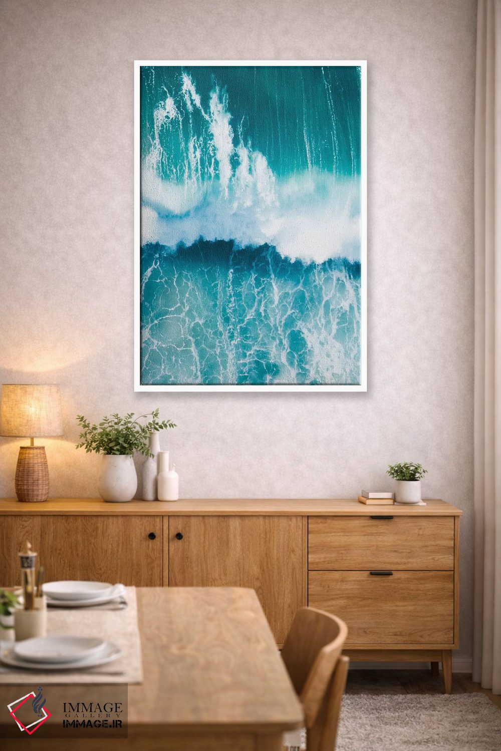 تابلو دکوراتیو شکاف موج شماره سه اثر جکسون رابرتز - D3W