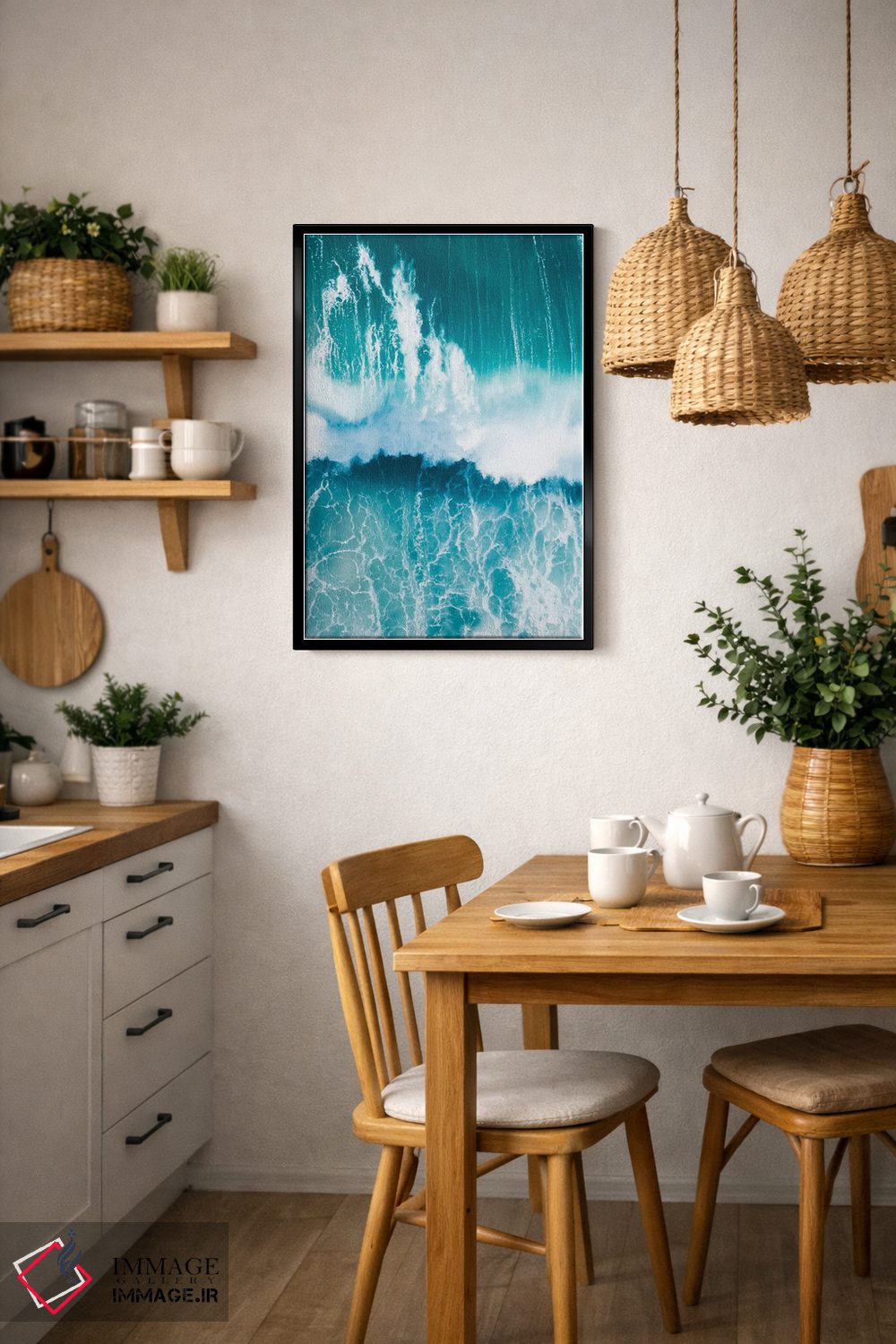 تابلو دکوراتیو شکاف موج شماره سه اثر جکسون رابرتز - D6B