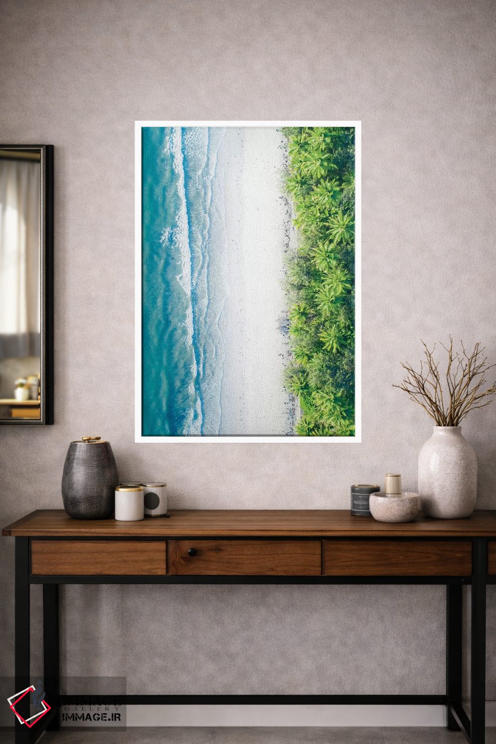 تابلو دکوراتیو جایی که جنگل به دریا می رسد شماره دو اثر جکسون رابرتز - D1W