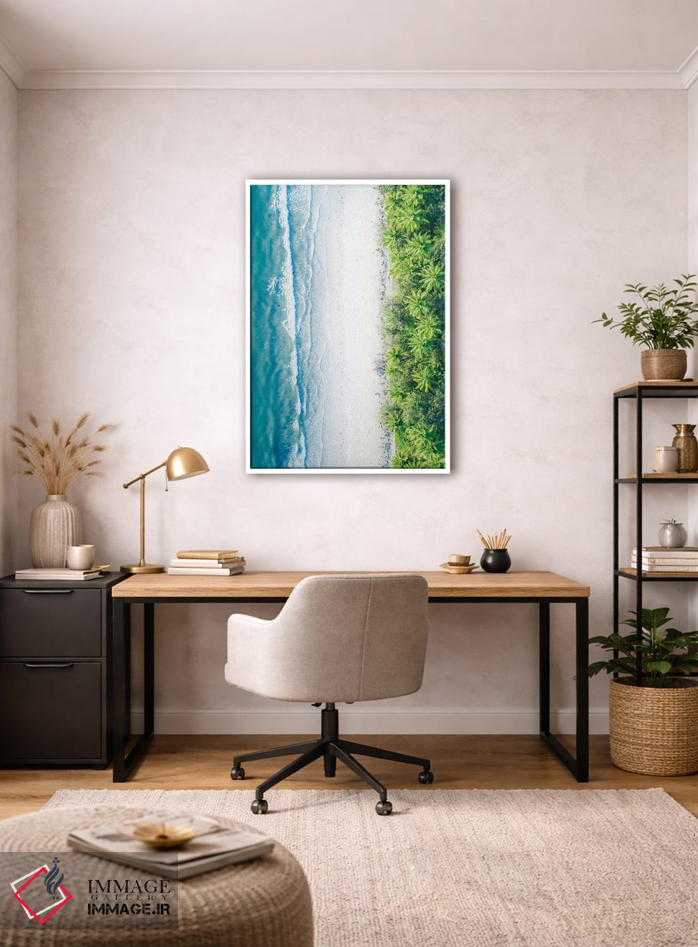 تابلو دکوراتیو جایی که جنگل به دریا می رسد شماره دو اثر جکسون رابرتز - D3W