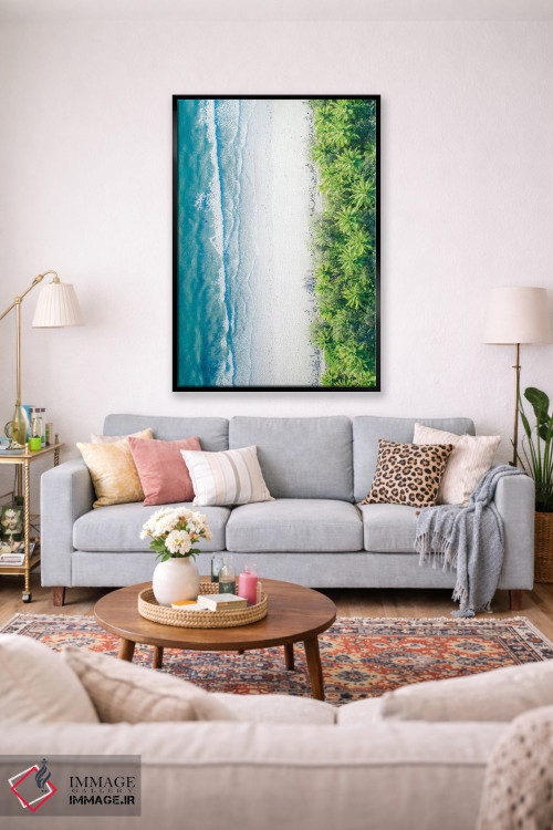 تابلو دکوراتیو جایی که جنگل به دریا می رسد شماره دو اثر جکسون رابرتز - D2B