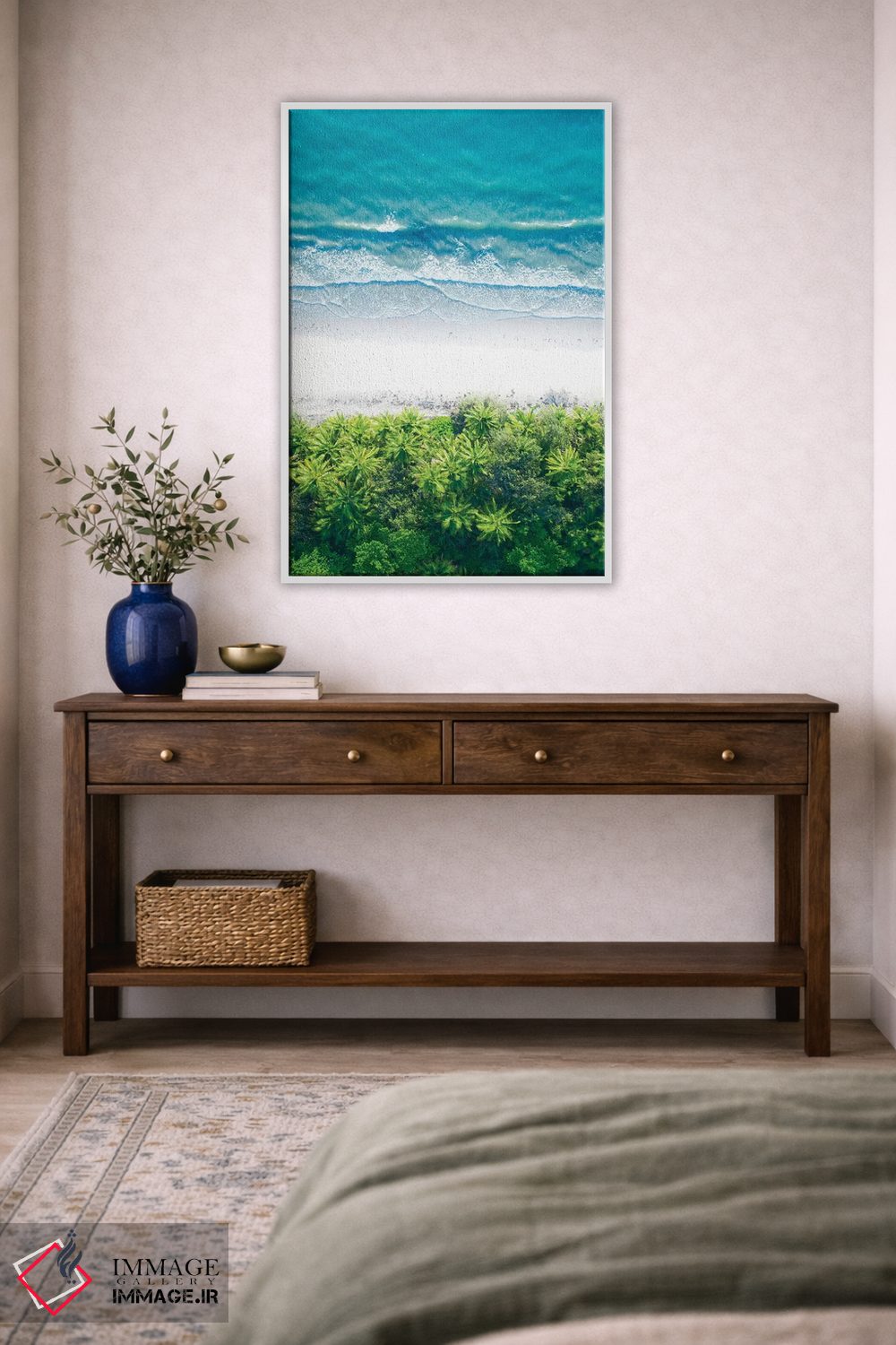 تابلو دکوراتیو جایی که جنگل به دریا می رسد شماره یک اثر جکسون رابرتز - D2W