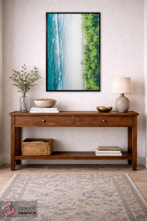 تابلو دکوراتیو جایی که جنگل به دریا می رسد شماره دو اثر جکسون رابرتز - D5B