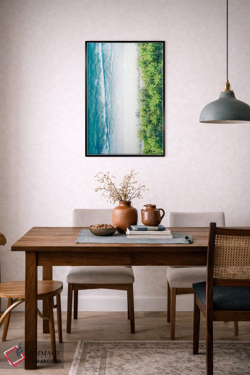 تابلو دکوراتیو جایی که جنگل به دریا می رسد شماره دو اثر جکسون رابرتز - D6B