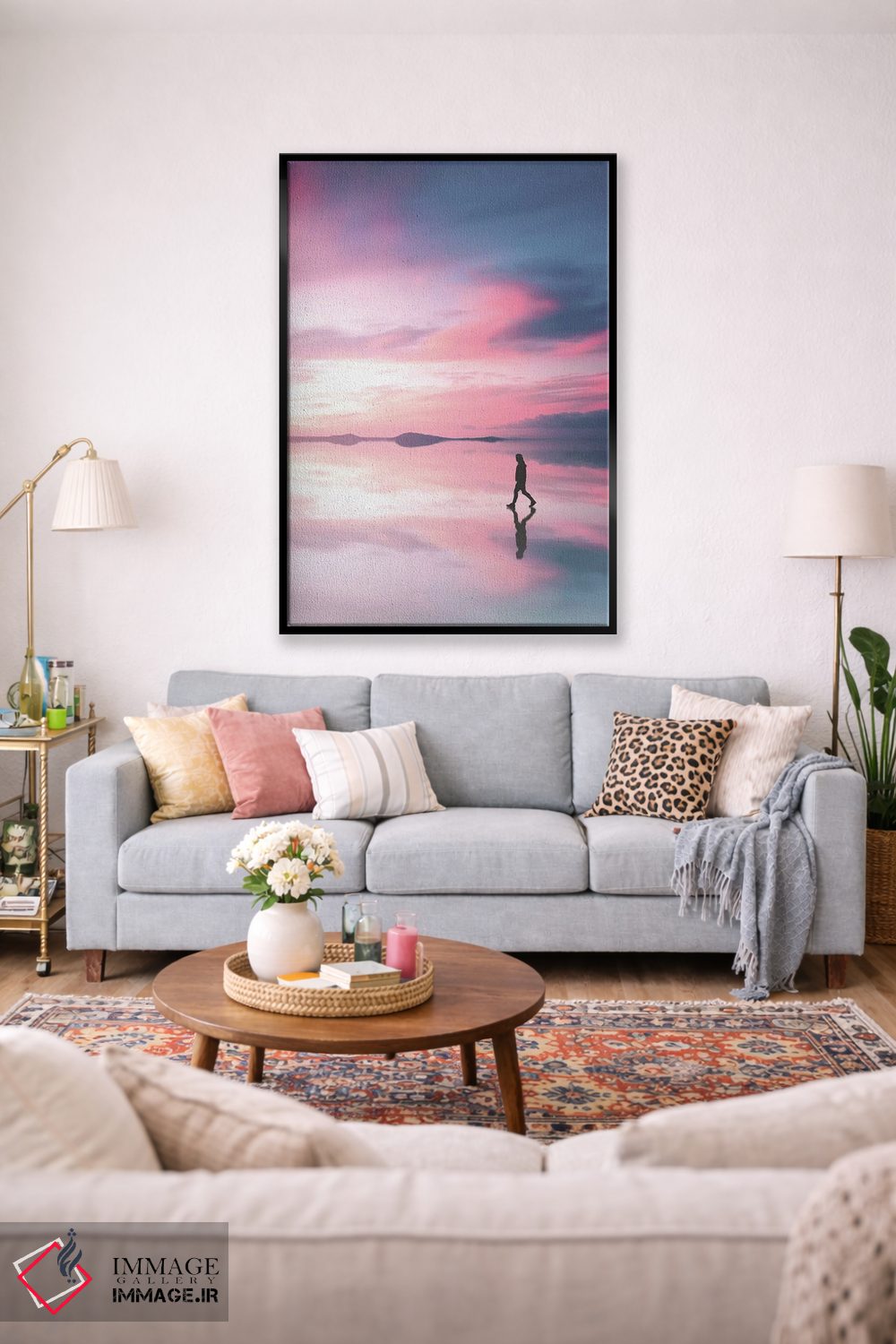 تابلو دکوراتیو گامی بر روی رویا شماره دو اثر جکسون رابرتز - D2B