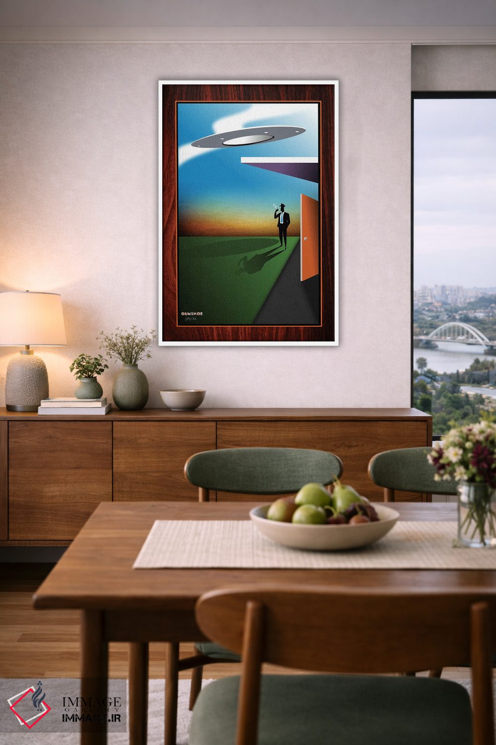 تابلو مدرن کارآگاه خصوصی اثر جفری کولیسون - D5W