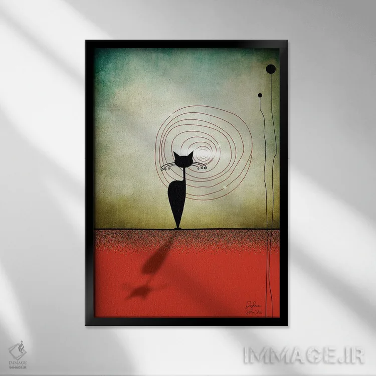 تابلو دکوراتیو رویای روزانه اثر جفری کولیسون - نمای قابدار مشکی