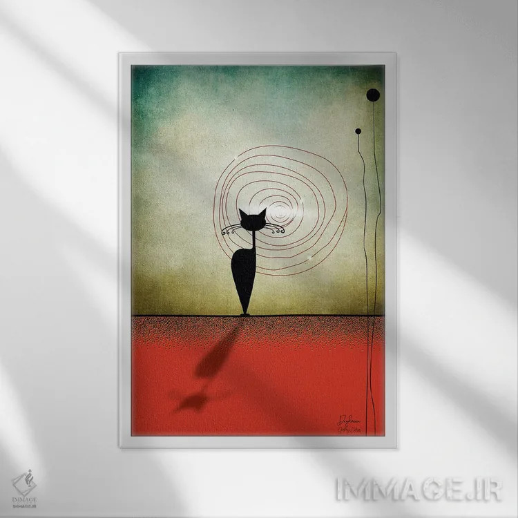 تابلو دکوراتیو رویای روزانه اثر جفری کولیسون - نمای قابدار سفید