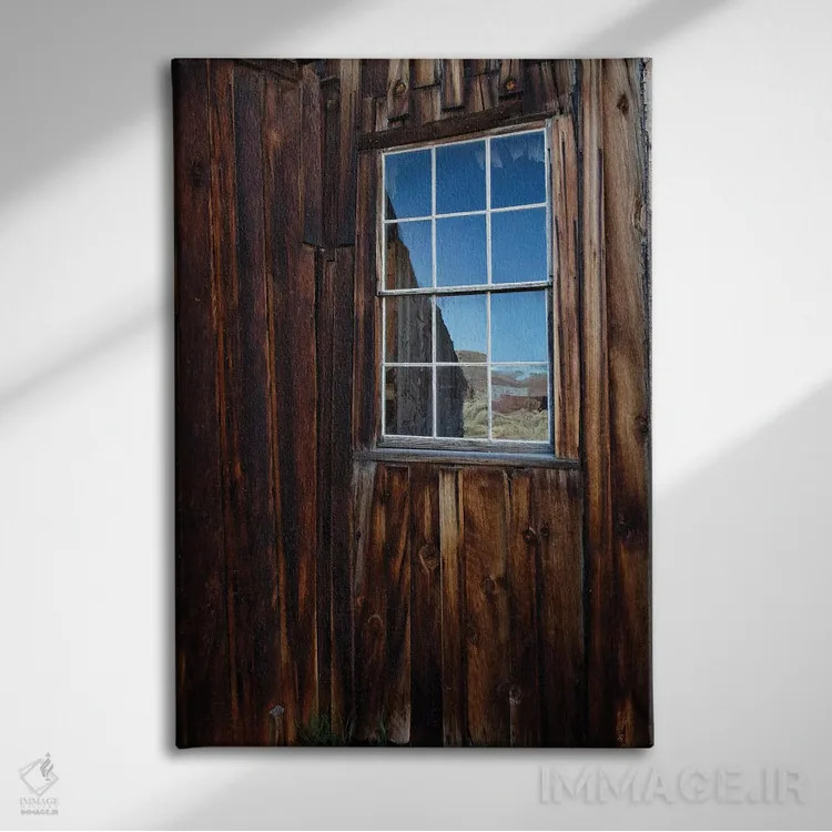 تابلو دکوراتیو California, Bodie State Historic Park. Weathered Window In A… اثر جینز گالری - نمای روبهرو روی دیوار