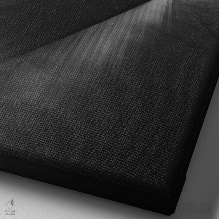 تابلو دکوراتیو California, San Francisco. Black And White Of Golden Gate Br… اثر جینز گالری - نمای نزدیک بافت بوم