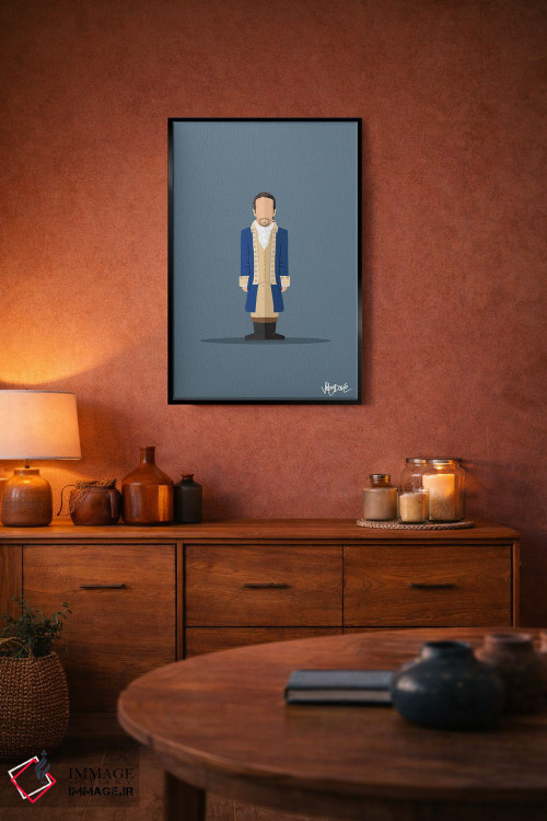 تابلو مینیمال الکساندر همیلتون: لین-مانوئل میرندا اثر جوبی داو - D5B