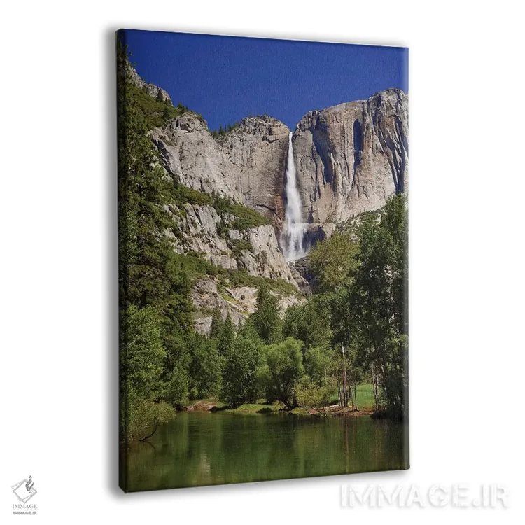 تابلو دکوراتیو California, Yosemite National Park. Yosemite Falls And Merce… اثر جینز گالری - نمای پرسپکتیو محصول