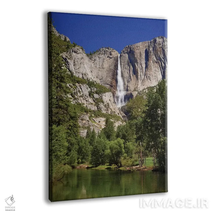 تابلو دکوراتیو California, Yosemite National Park. Yosemite Falls And Merce… اثر جینز گالری - نمای پرسپکتیو محصول