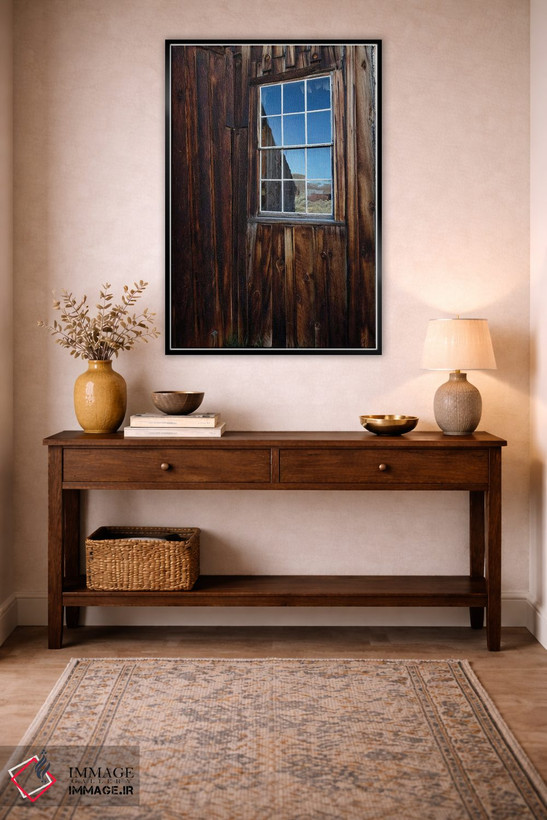 تابلو دکوراتیو California, Bodie State Historic Park. Weathered Window In A… اثر جینز گالری - D3B