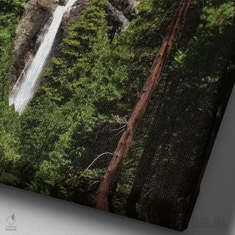 تابلو دکوراتیو California, Yosemite National Park. Yosemite Falls Landscape… اثر جینز گالری - نمای نزدیک بافت بوم