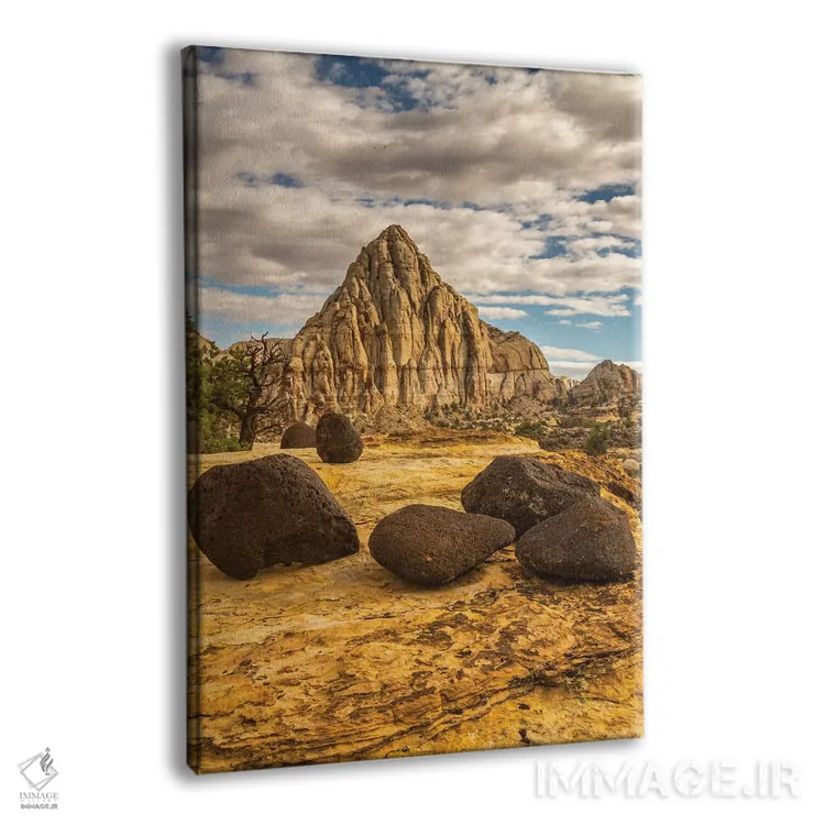 تابلو دکوراتیو Utah, Capitol Reef National Park. Pectols Pyramid in autumn.… اثر جینز گالری - نمای پرسپکتیو محصول