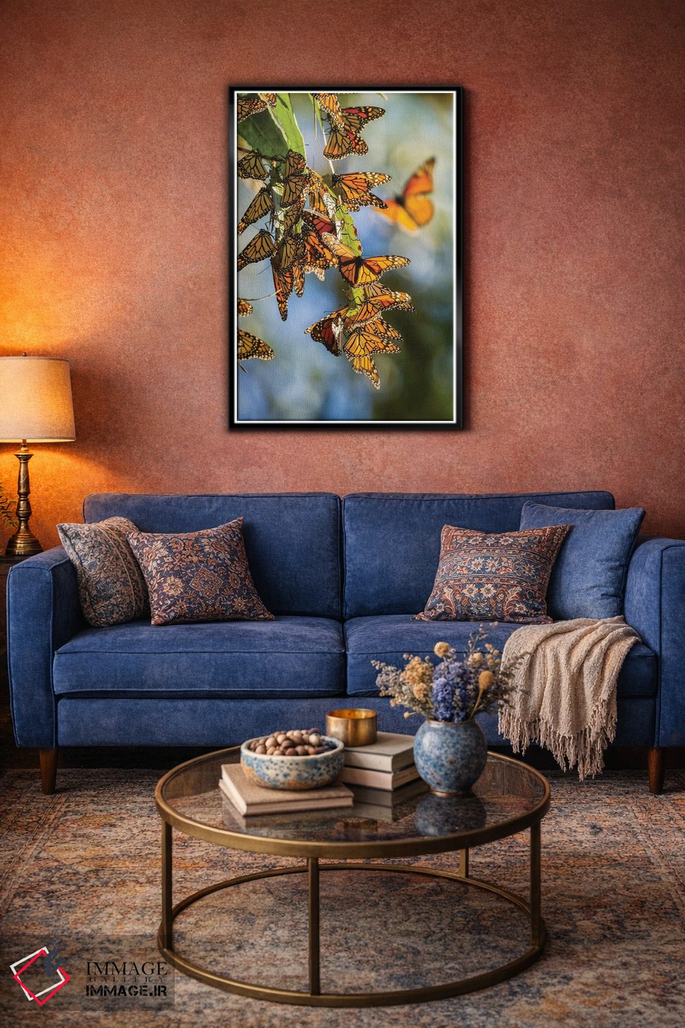 تابلو دکوراتیو California, San Luis Obispo County. Clustering Monarch Butte… اثر جینز گالری - D5B