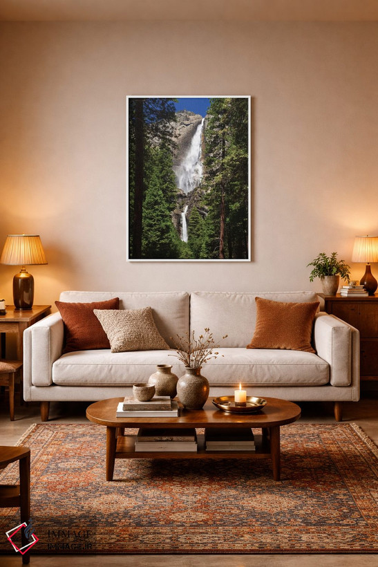 تابلو دکوراتیو California, Yosemite National Park. Yosemite Falls Landscape… اثر جینز گالری - D2W